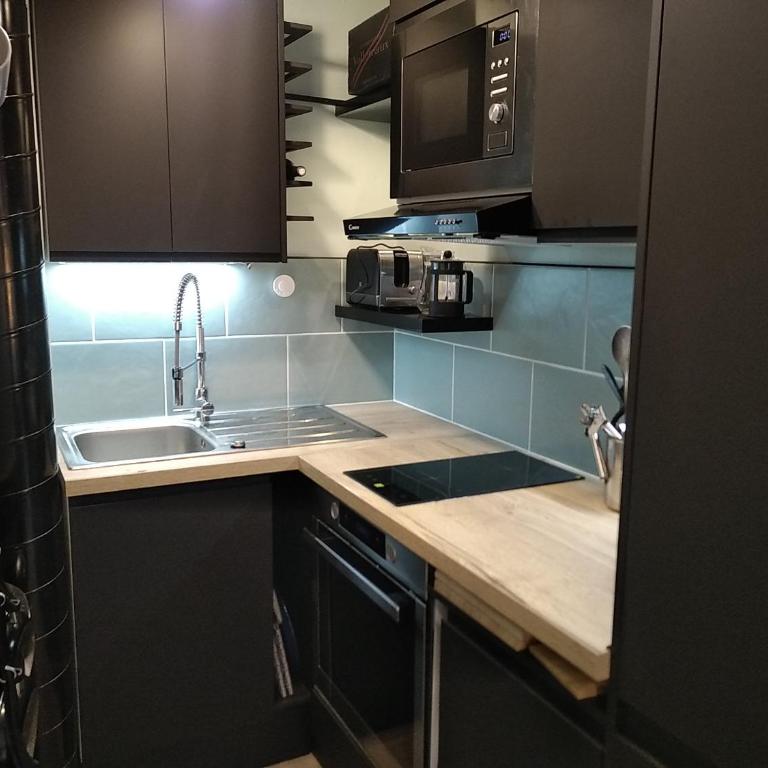 Montchavin La Plagne, pistes 50m, balcon vue Mont Blanc - Appartement avec Balcon - 14