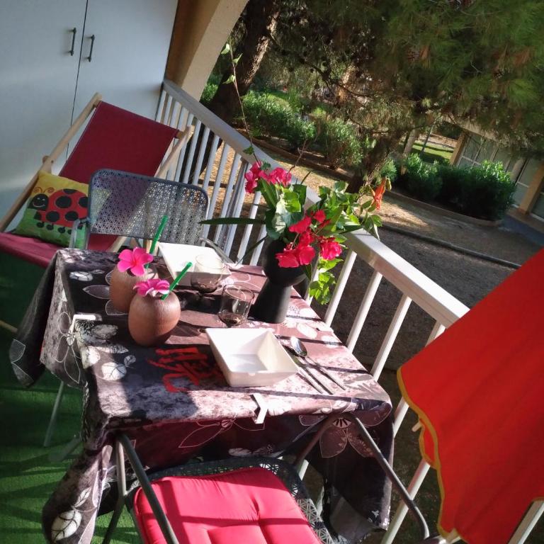 Le Petit Coeur à Canet - Superbe T2 piscine, tennis, climatisation, parking privé - Apartamento de 1 dormitorio - 20