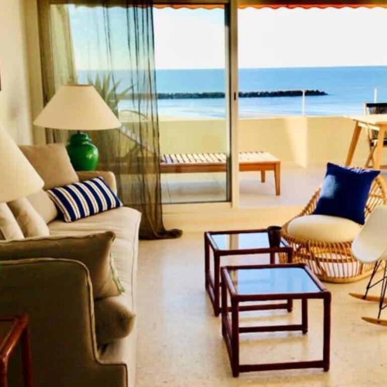 Rose des sables- Appartement familial - terrasse - parking- 1ere ligne Mer Carnon - Appartement 2 Chambres - 1