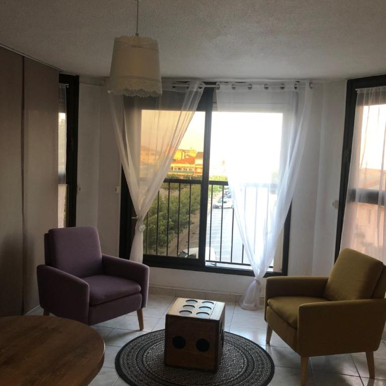 Studio cabine Toi et Moi à 30 m de la plage et de Valras centre avec linge de lit et ménage inclus - King Studio - 3