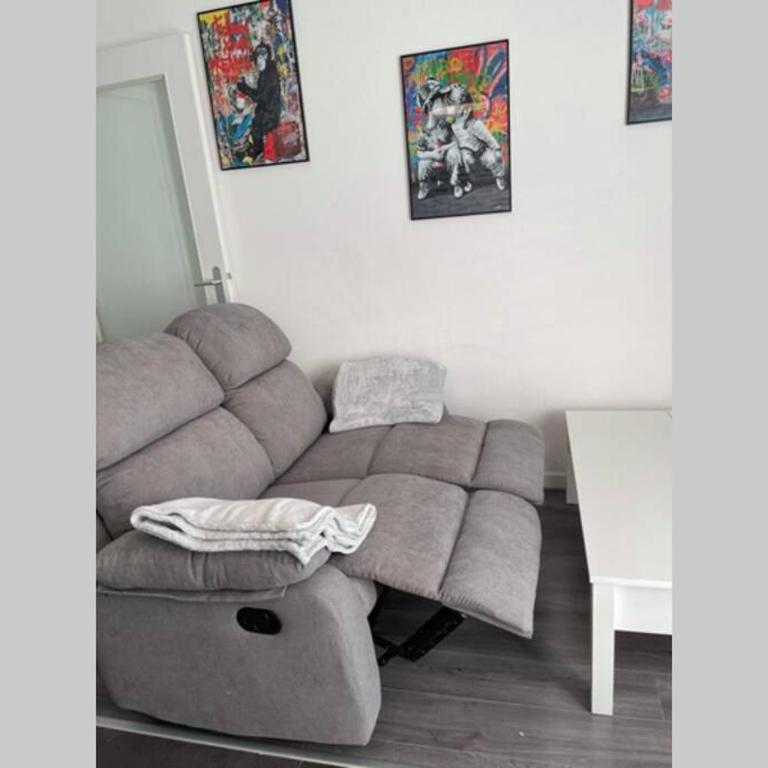 Joli T2, jacuzzi, lit rond, jardin, parking privé, métro - One-Bedroom Apartment - 17