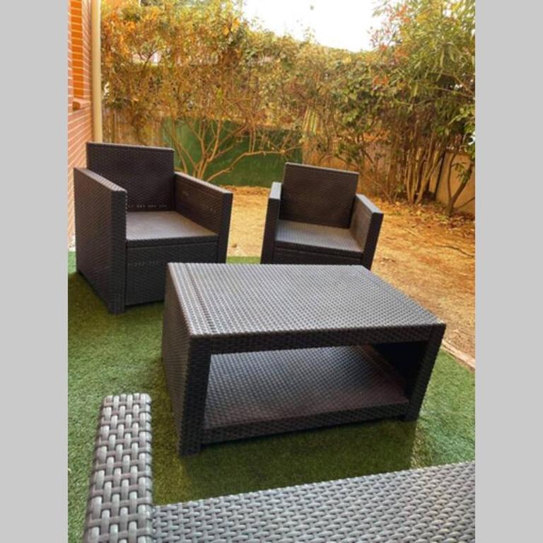 Joli T2, jacuzzi, lit rond, jardin, parking privé, métro - One-Bedroom Apartment - 22