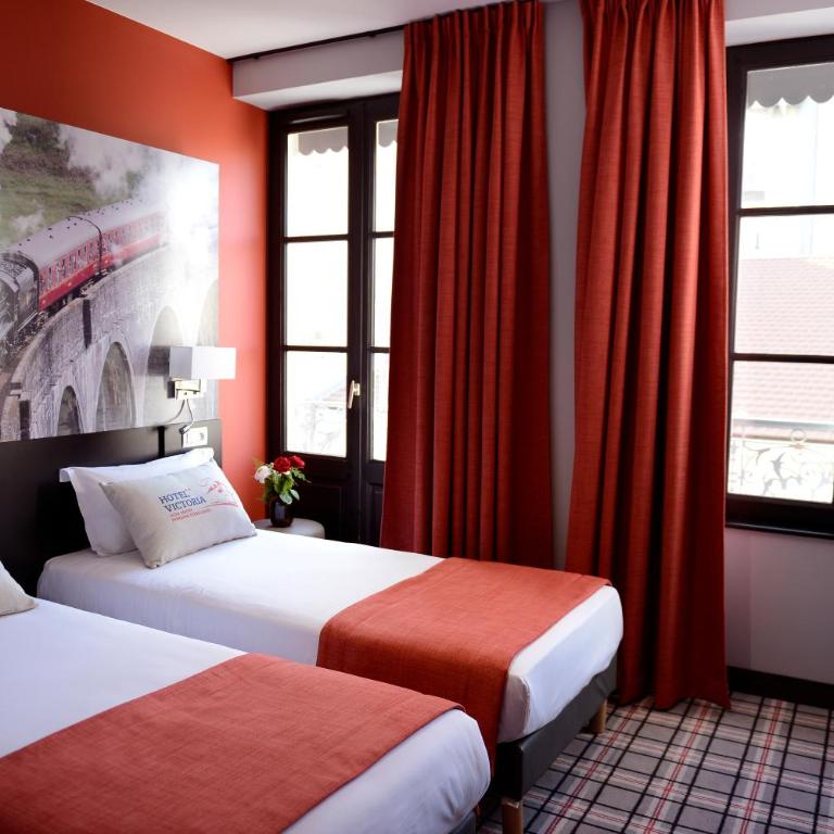 Hotel Victoria Lyon Perrache Confluence - Chambre Lits Jumeaux - 3