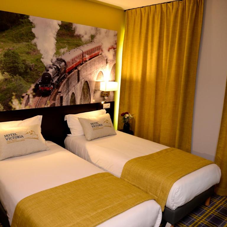 Hotel Victoria Lyon Perrache Confluence - Chambre Lits Jumeaux - 2