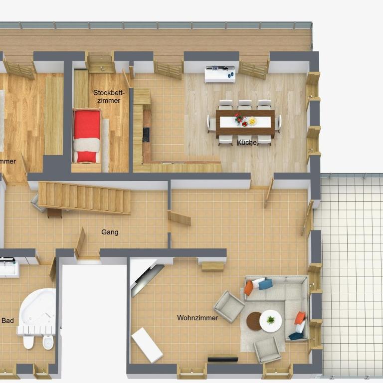 Das Wetterstein - Apartment - auf 2 Etagen - 58