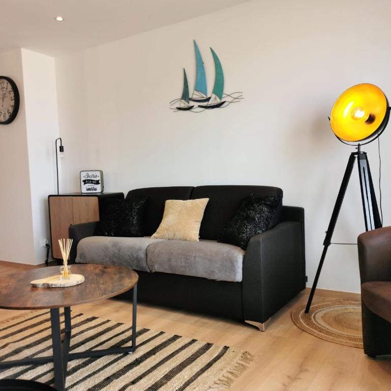 Perle d'Opale T2 FACE MER BALNÉO-SPA PARKING PRIVÉ WIFI NETFLIX HÔTEL&LOGDE 4 PERS - Apartamento de 1 dormitorio - 6