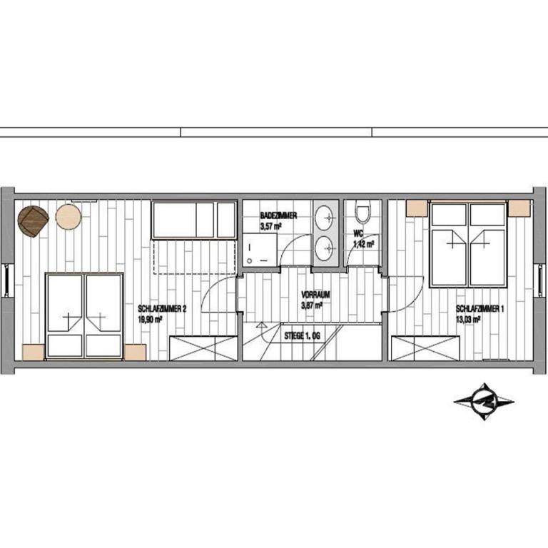 Ferienwohnung Königsleiten 90 - Top 13 - Appartamento con 2 Camere da Letto - 19