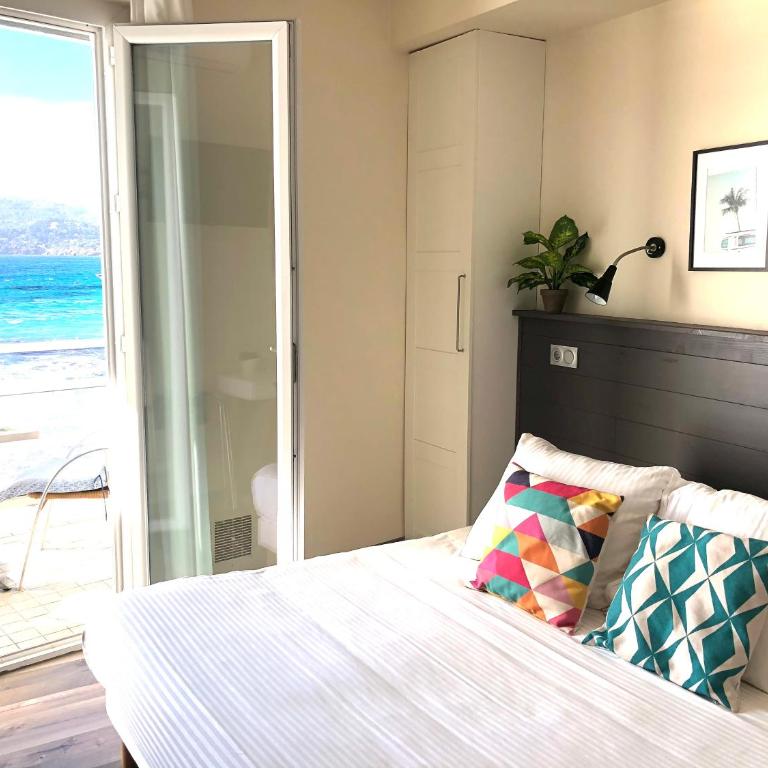 Le Cannier Hotel - Chambre Double avec Balcon - Vue sur Mer - 1
