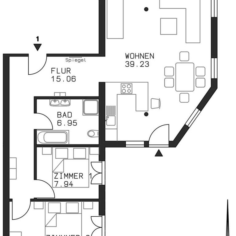Georg Mayer Haus - Apartment 1 mit 2 Schlafzimmern - 6
