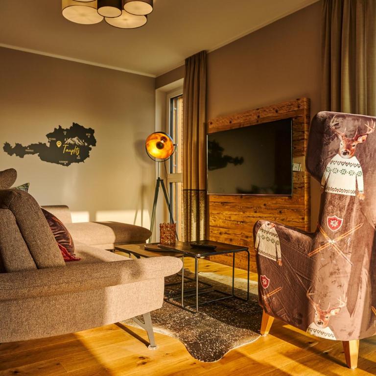 die Tauplitz Lodges - Adler Auszeit Lodge D6 by AA Holiday Homes - Appartement avec Vue sur la Montagne - 3
