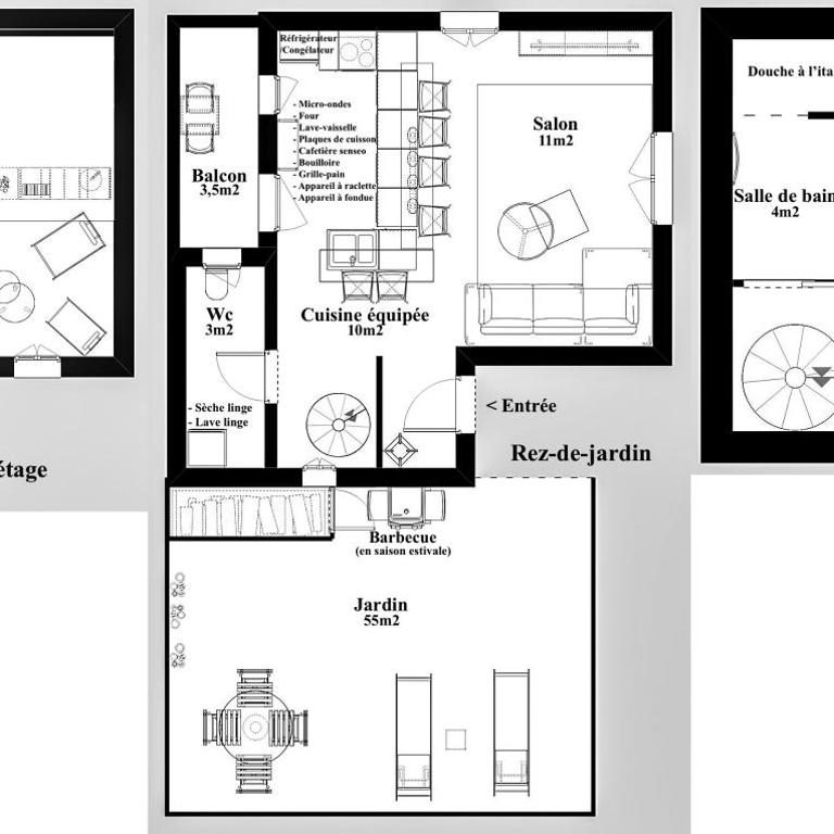 Le Grenier 1821 - Mini chalet - Centre village - AravisTour - Apartamento con balcón - 17