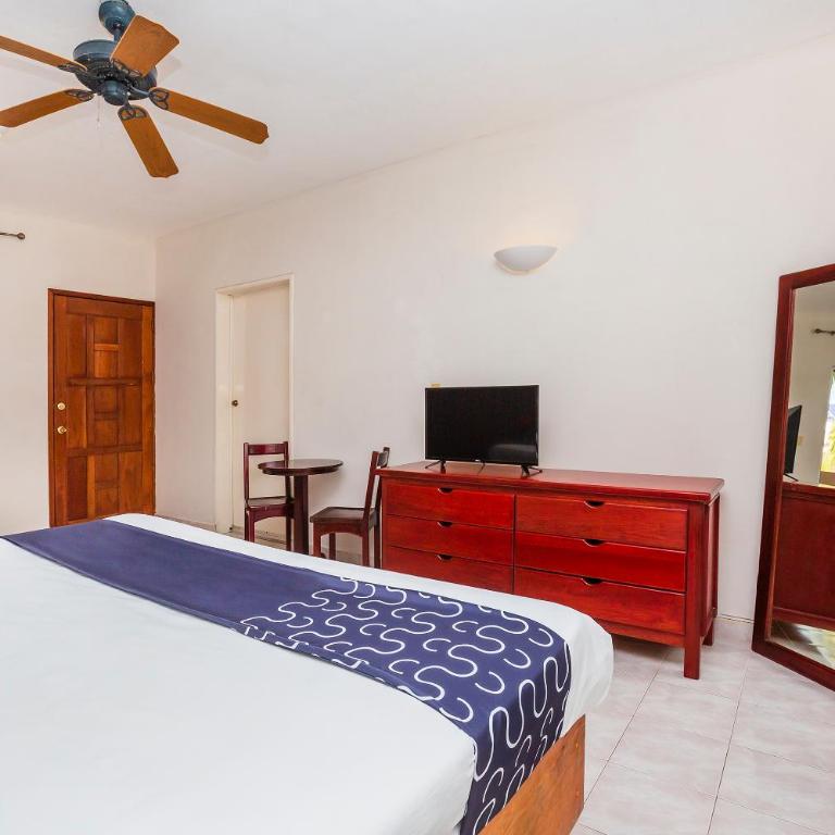 Hotel Kiin Cozumel - Habitación con cama extragrande. - 3