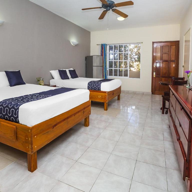 Hotel Kiin Cozumel - Habitación Doble Estándar con 2 camas dobles - 6
