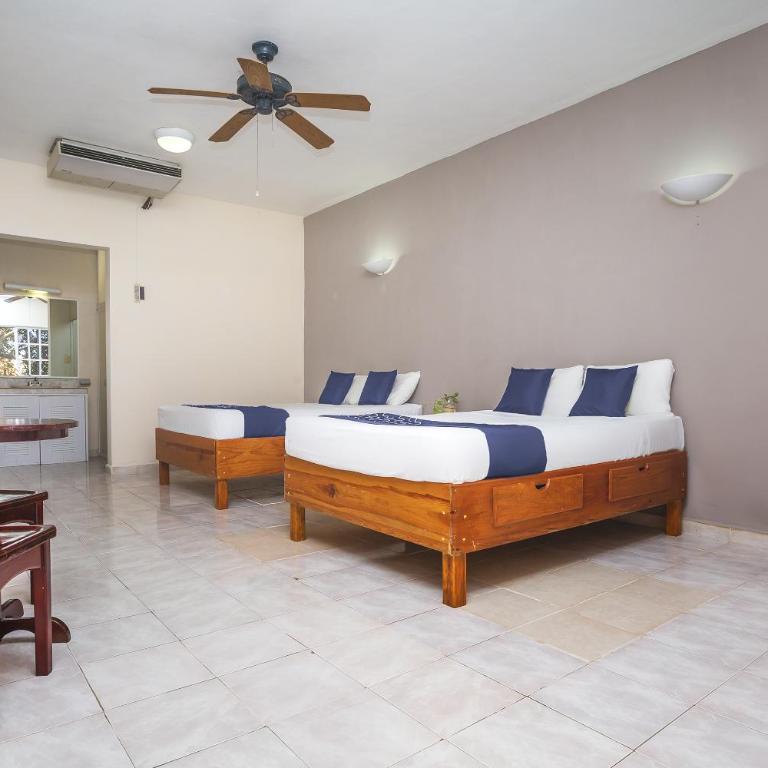 Hotel Kiin Cozumel - Habitación Doble Estándar con 2 camas dobles - 5
