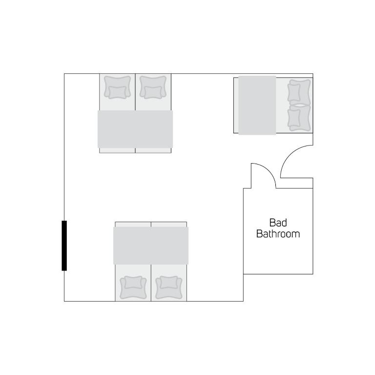 Brunnenhof City Center - Chambre 6 Lits - Côté Cour - 5
