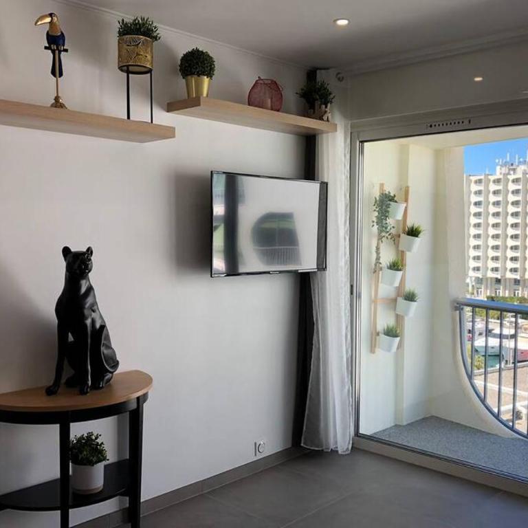 Appartement climatisé avec superbe vue mer port - Apartment mit 1 Schlafzimmer - 9