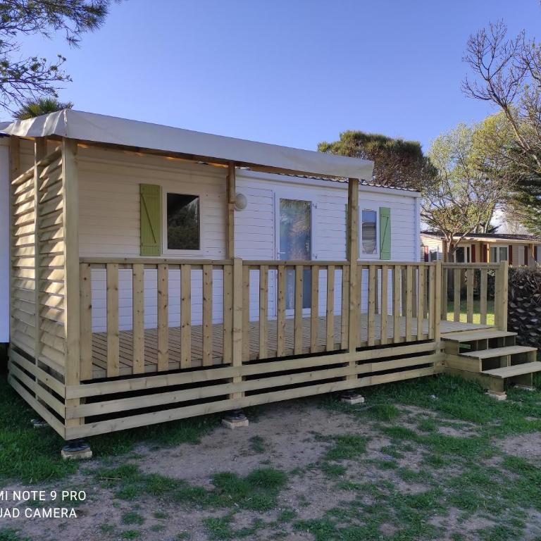 Mobil home 5-6 personnes - climatisé - Maison 2 Chambres - 1
