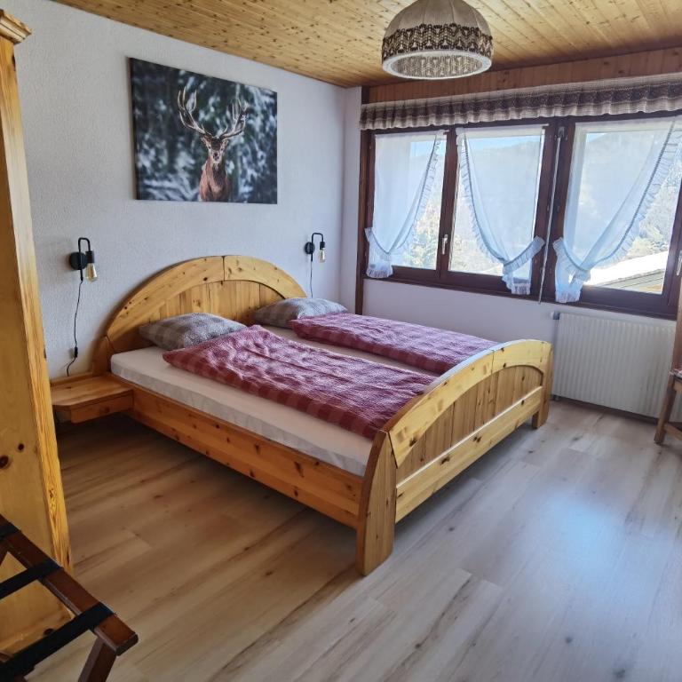 Auberge la Tzoumaz - Doppelzimmer mit eigenem Bad - 3