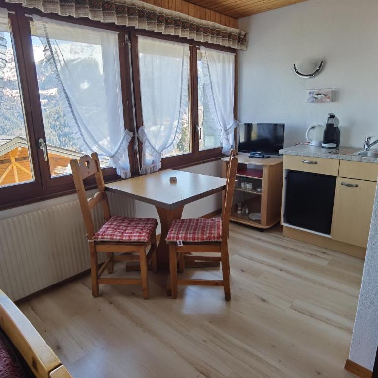 Auberge la Tzoumaz - Doppelzimmer mit eigenem Bad - 5