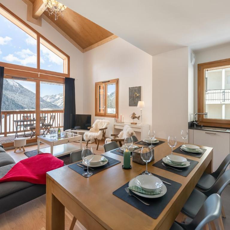 Perle de Savoie - Apt C601 - BO Immobilier- Châtel Multipass 2026 en été en option au tarif de 4euros par jour et par personne - Appartement 3 Chambres - 8