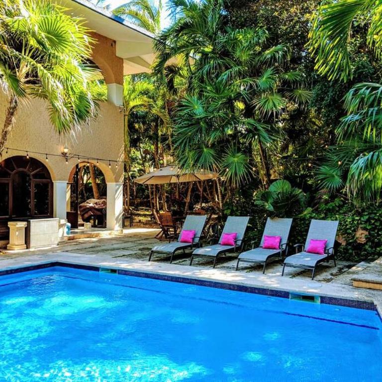 Steps to Ocean Huge Beach Villa Private Pool in Exclusive Fase 1 Playacar - Villa - 52