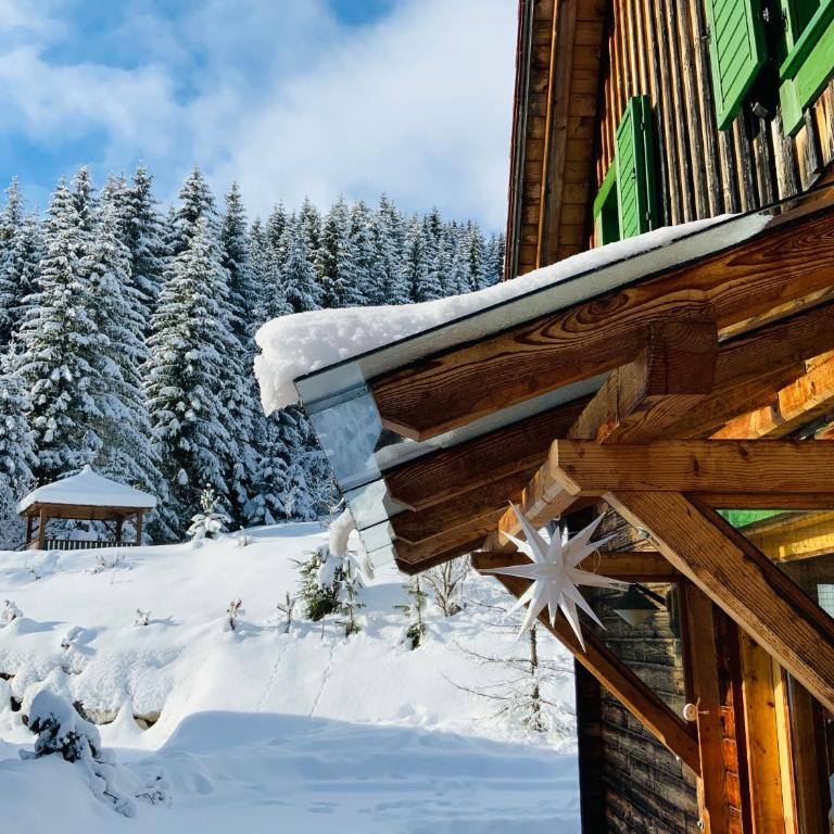 Zirbitz Hütte am Waldrand - Sauna, Kamin, Feuerstelle, Ausblick - Maison 3 Chambres - 24