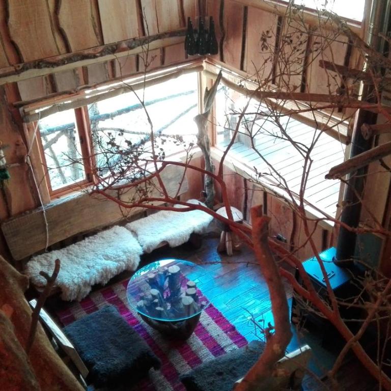 Wonderful rustic cottage with native logs, with river Trancura - Casa - 17