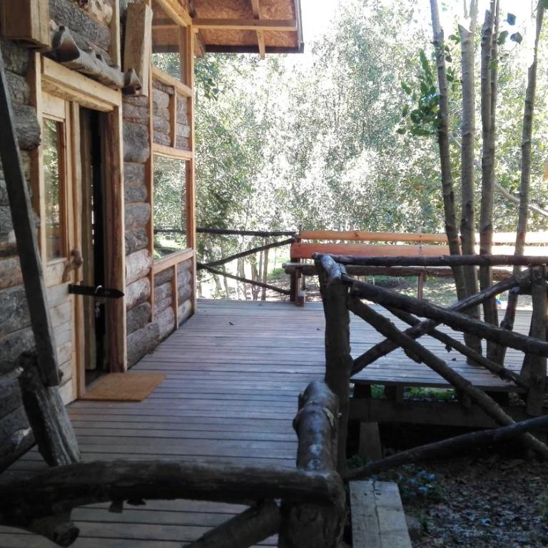 Wonderful rustic cottage with native logs, with river Trancura - Casa - 23