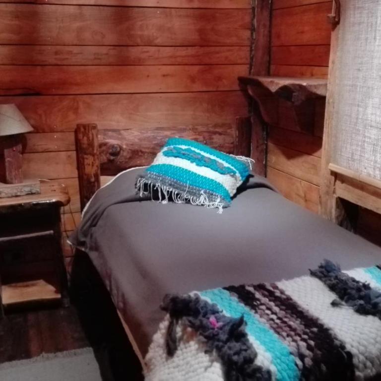 Cabaa rstica 2 maravillosa,con troncos nativos, con orilla de Ro Trancura - Vacation Home - 7