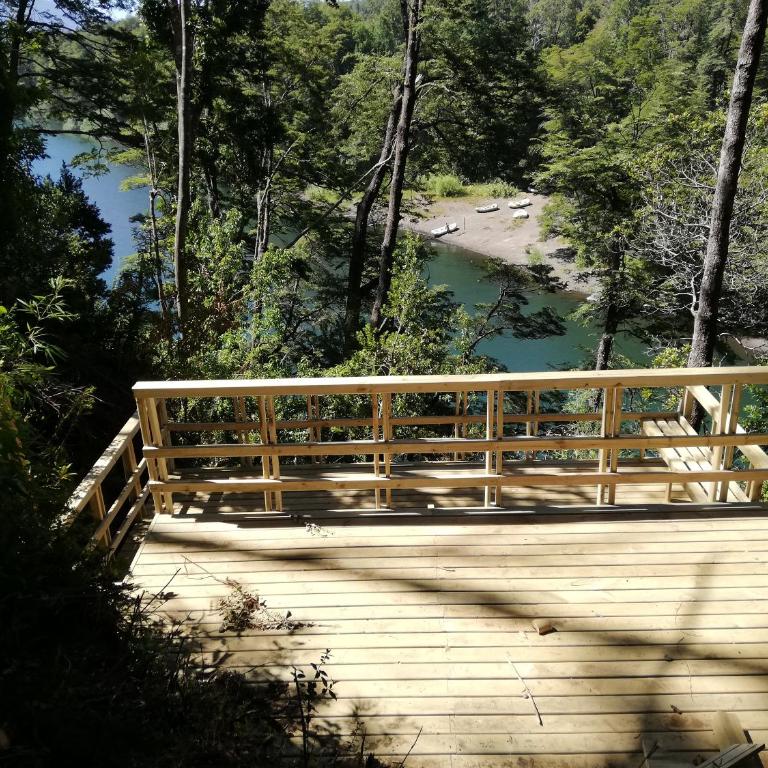 Cabaa rstica 2 maravillosa,con troncos nativos, con orilla de Ro Trancura - Vacation Home - 28