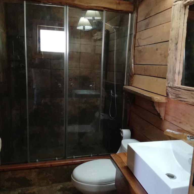 Cabaa rstica 2 maravillosa,con troncos nativos, con orilla de Ro Trancura - Vacation Home - 31