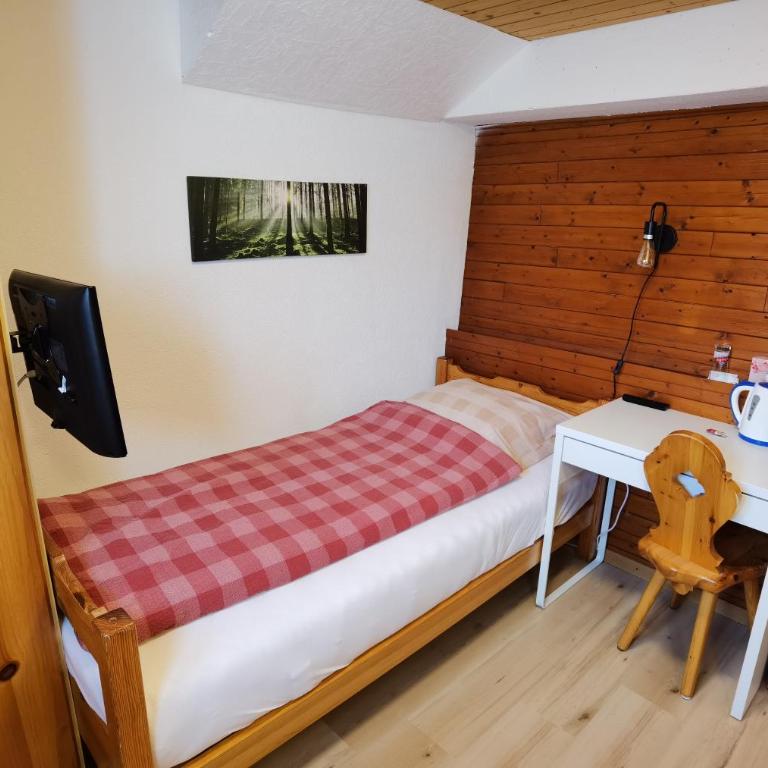 Auberge la Tzoumaz - Kleines Einzelzimmer - 4
