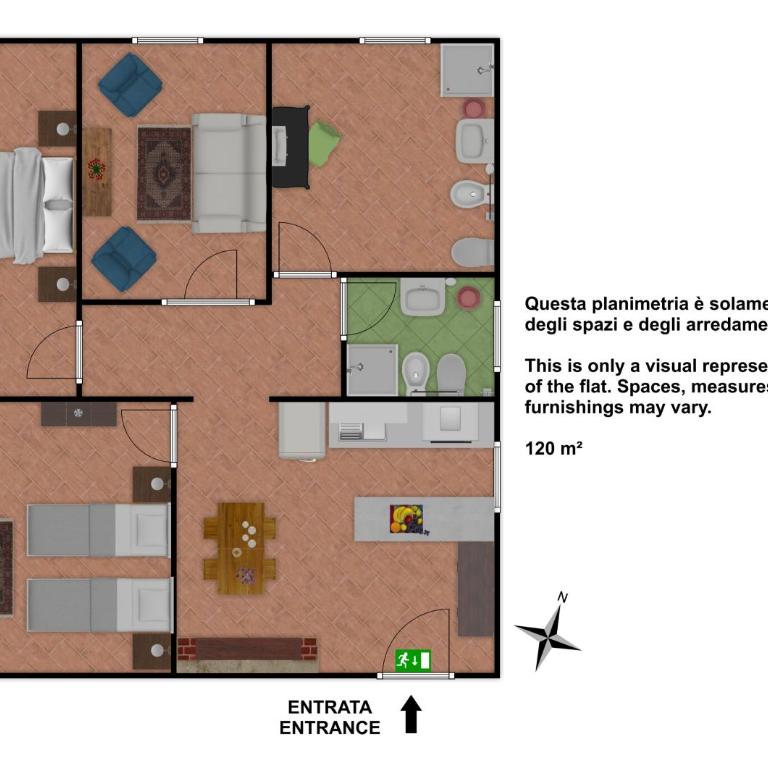 Agriturismo Poggiarellino - Montalcino - Appartamento con 2 Camere da Letto - 4