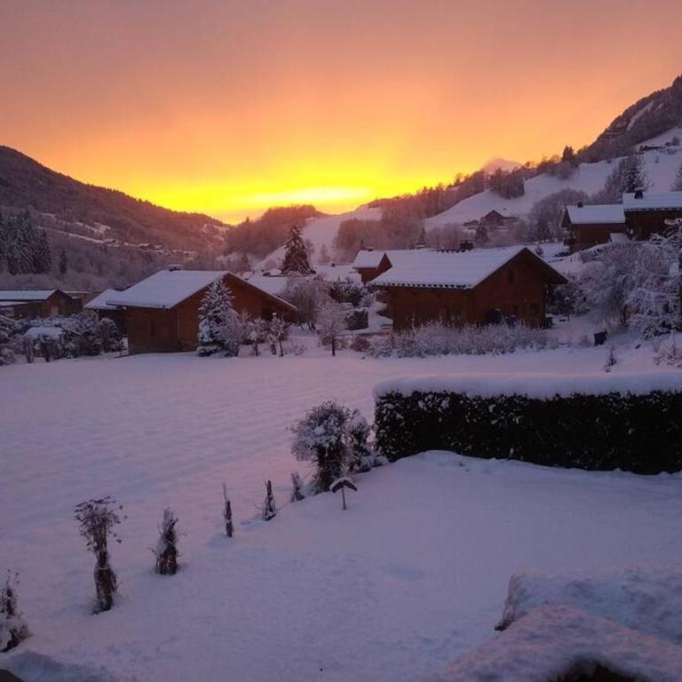 A4 km de Megève très joli studio avec jacuzzi ,vue sur les montagnes au calme - Studio - 29