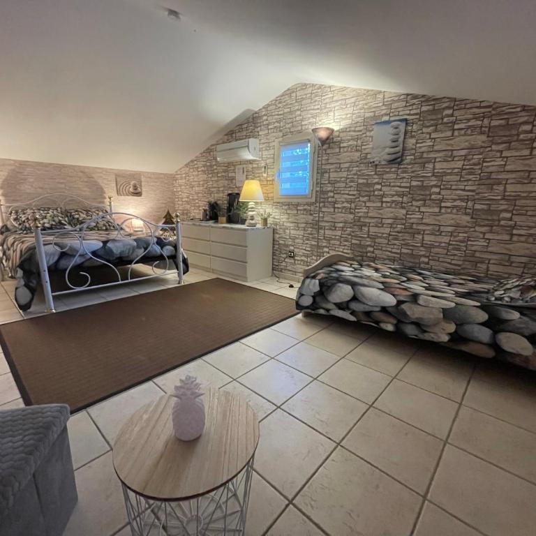 Chez Chris Mare & Macchia - Chambre Triple avec Baignoire - 1