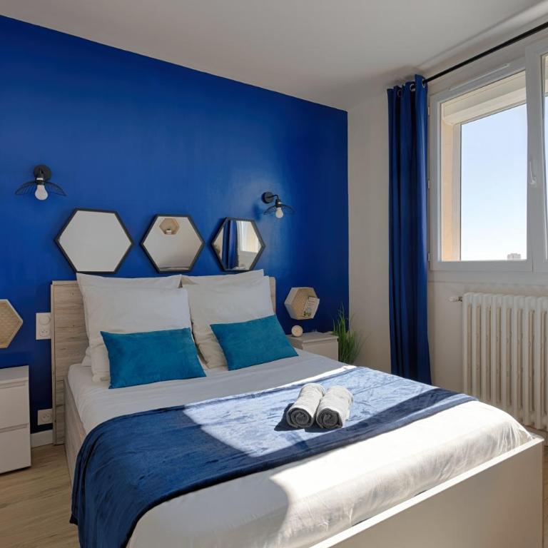 SMILE HÔME-Nid Panoramique VUE WOW ! SPAdéco - LoungeZEN - Terrasse ensoleillée - arrivée autonome - Netflix - emplacement idéal - Lumineux - rénové à neuf - Wifi Fibre - - Appartement 3 Chambres - 15