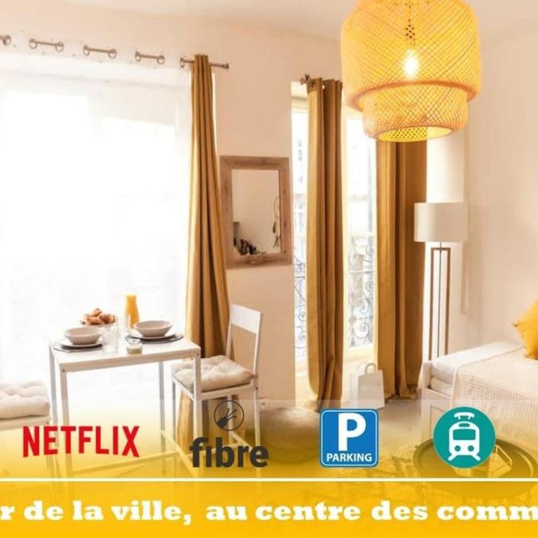 Studio centre ville parking - Studio avec Canapé-Lit - 1