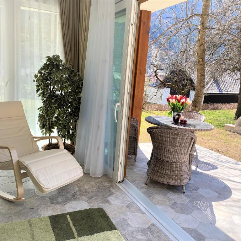 Ferienhaus Kramser - Apartment mit Gartenblick - 9