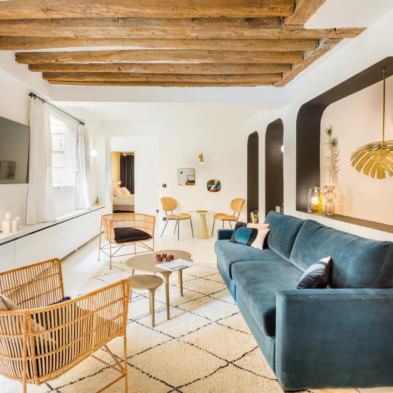 Habitat Parisien - Louvre Rivoli - Deluxe Familiensuite - 4