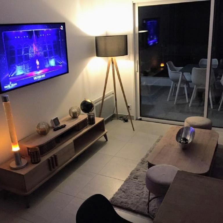 Moderne T2 avec garage ,très calme avec jardin privé et piscine, à 400m du centre ville et des plages, WIFI remise supplémentaire de 10 pourcent pour une location à la semaine - Appartement 1 Chambre - 13