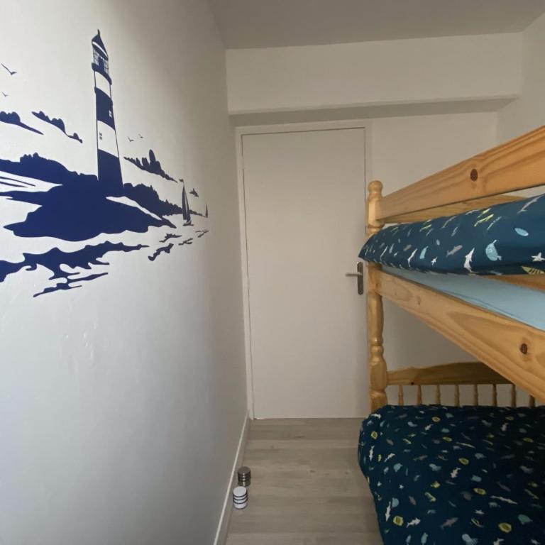 L'Aéroplage, Appartement Standing Rénové Vacances 40mètres plage - Three-Bedroom Apartment - 14