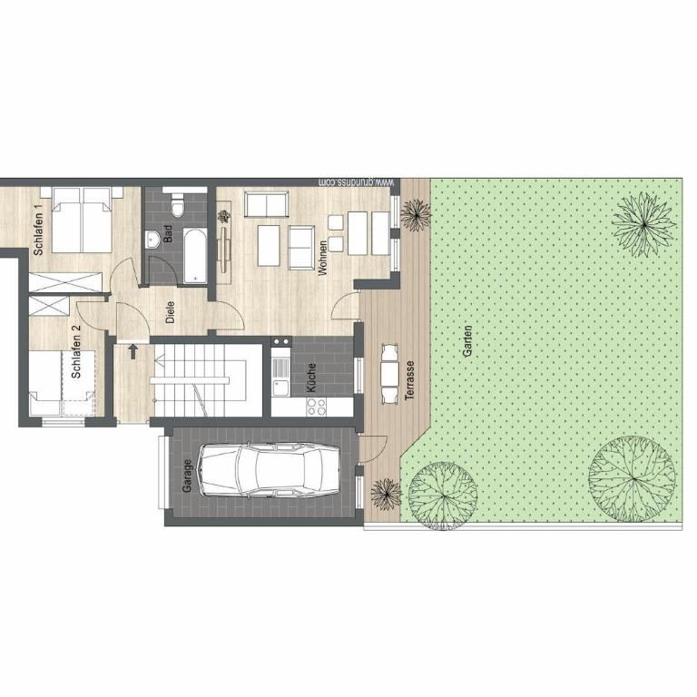 Apart M - Apartment mit 2 Schlafzimmern und Badezimmer - 4