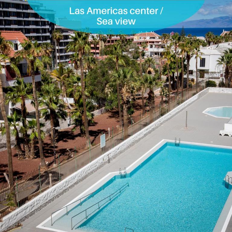 GO2TENERIFE Apart'Zebra Pool & Sea view - Apartamento con balcón - 1