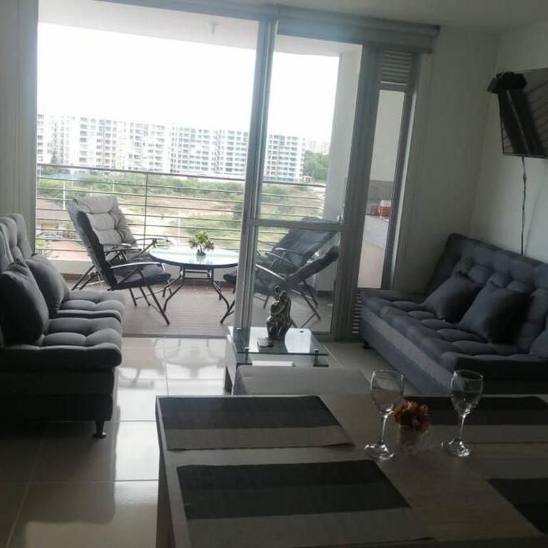 Hermoso apt con BBQ en balcon y Vista a la piscina - Apartamento de 2 dormitorios - 7