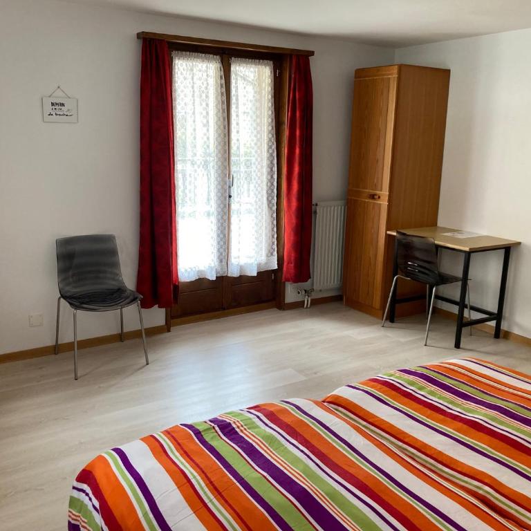 Hôtel du Gd-St-Bernard - Doppelzimmer mit Gemeinschaftsbad - 1