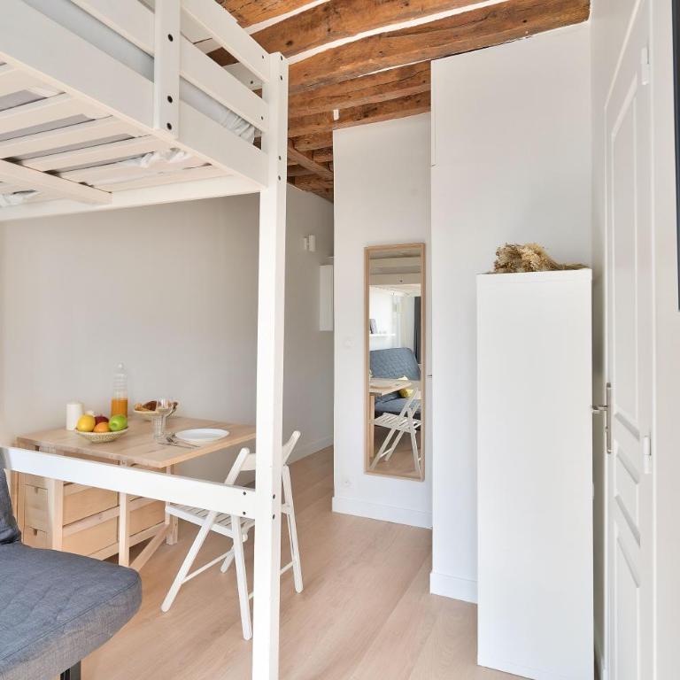 Stylish Mezzanine Studio in the Heart of Paris 3F - Studio Supérieur - 4