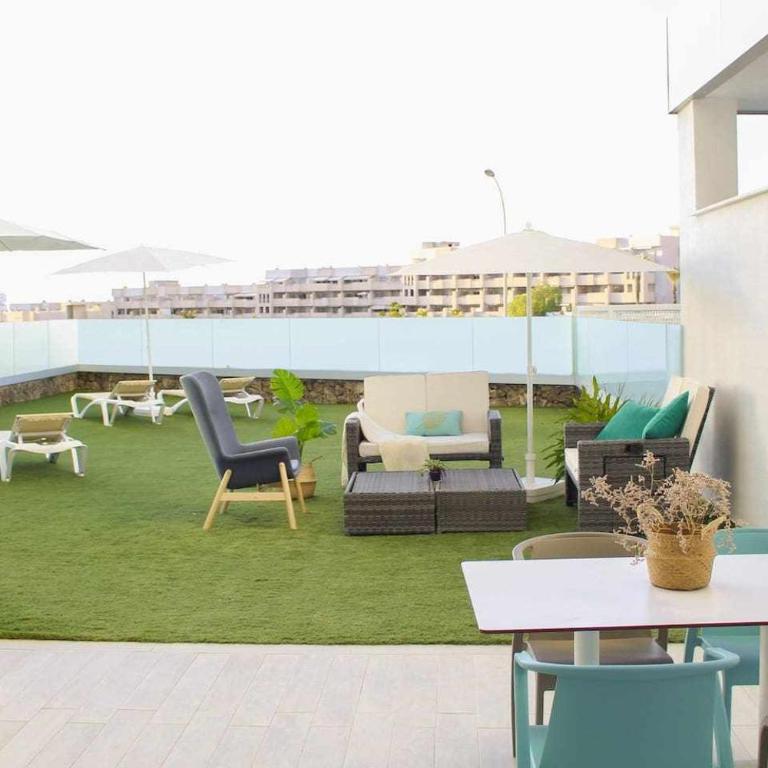 Ocean Garden suite 008 con jardín privado - Apartamento de 2 dormitorios - 24