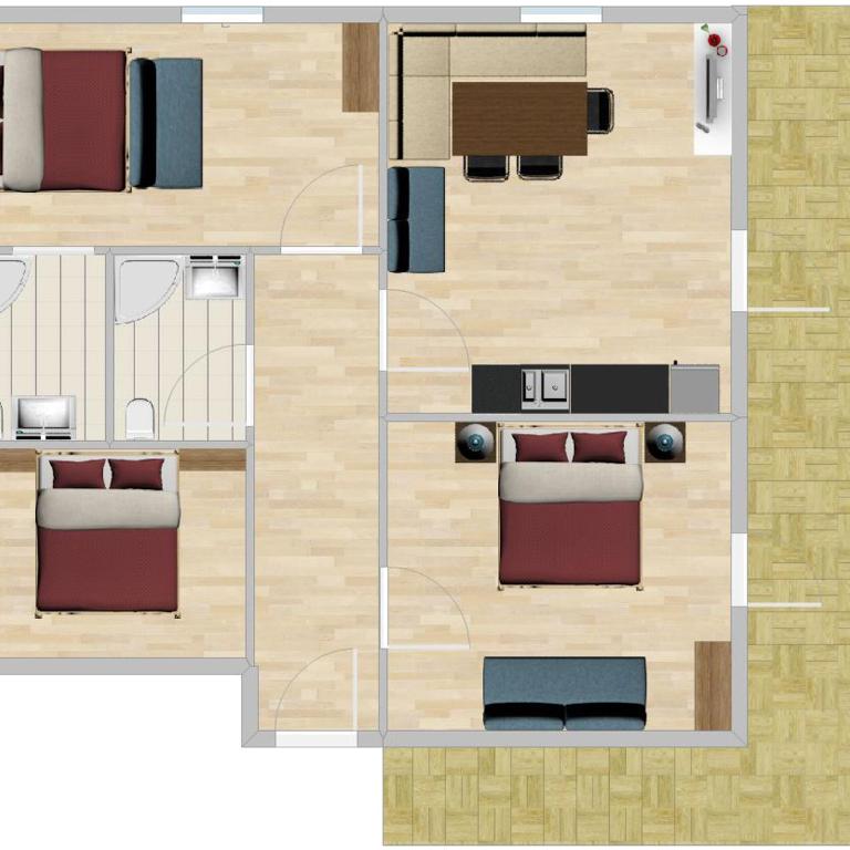 Haus Kremser - Apartment mit 3 Schlafzimmern - 19