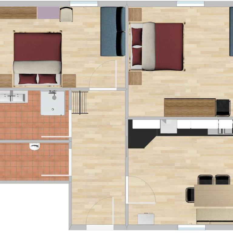 Haus Kremser - Standard Apartment mit 2 Schlafzimmern - 8