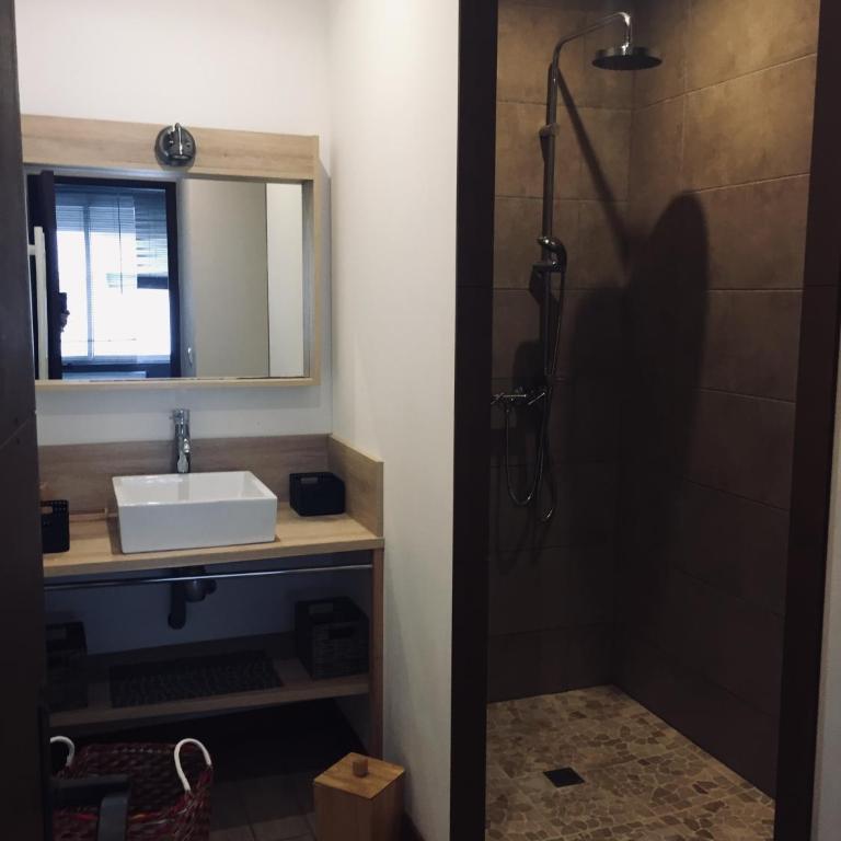 Grd studio "DECO BOIS" Clim Réversible installée cette année 5mn à pied du Centre, bus 1 euros en face du Studio, fac et gare à 10mn à pieds - Appartamento Monolocale - 12